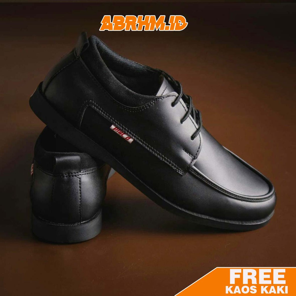 ABRHM X MERLIN Sepatu Formal Pria Sepatu Casual Pantofel Pria Sepatu Pria Casual Sepatu Kerja Cowok / Cowo Kuliah Kantor Kondangan Gaya Keren Kekinian Original Murah Terlaris