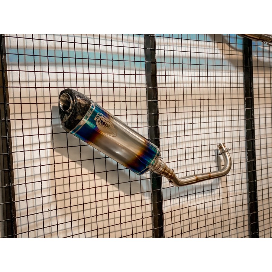 KNALPOT VILLAN MV1 blue AEROX NMAX ADV PCX VARIO