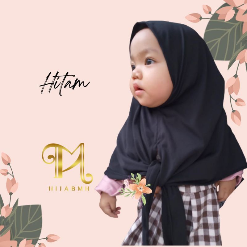 Jilbab bayi SALSA Jilbab bayi Segitiga instan usia 0-3th JERSEY BALON