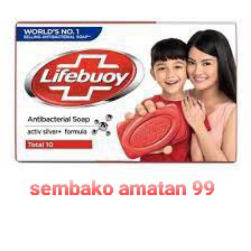 Lifebuoy Sabun Mandi Batang Bar Soap Total 10 75 g (VARIAN RANDOM)