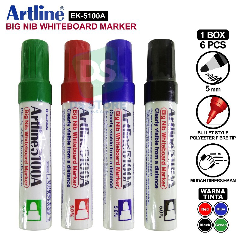 

Spidol Jumbo Whiteboard Marker EK-5100A ARTLINE