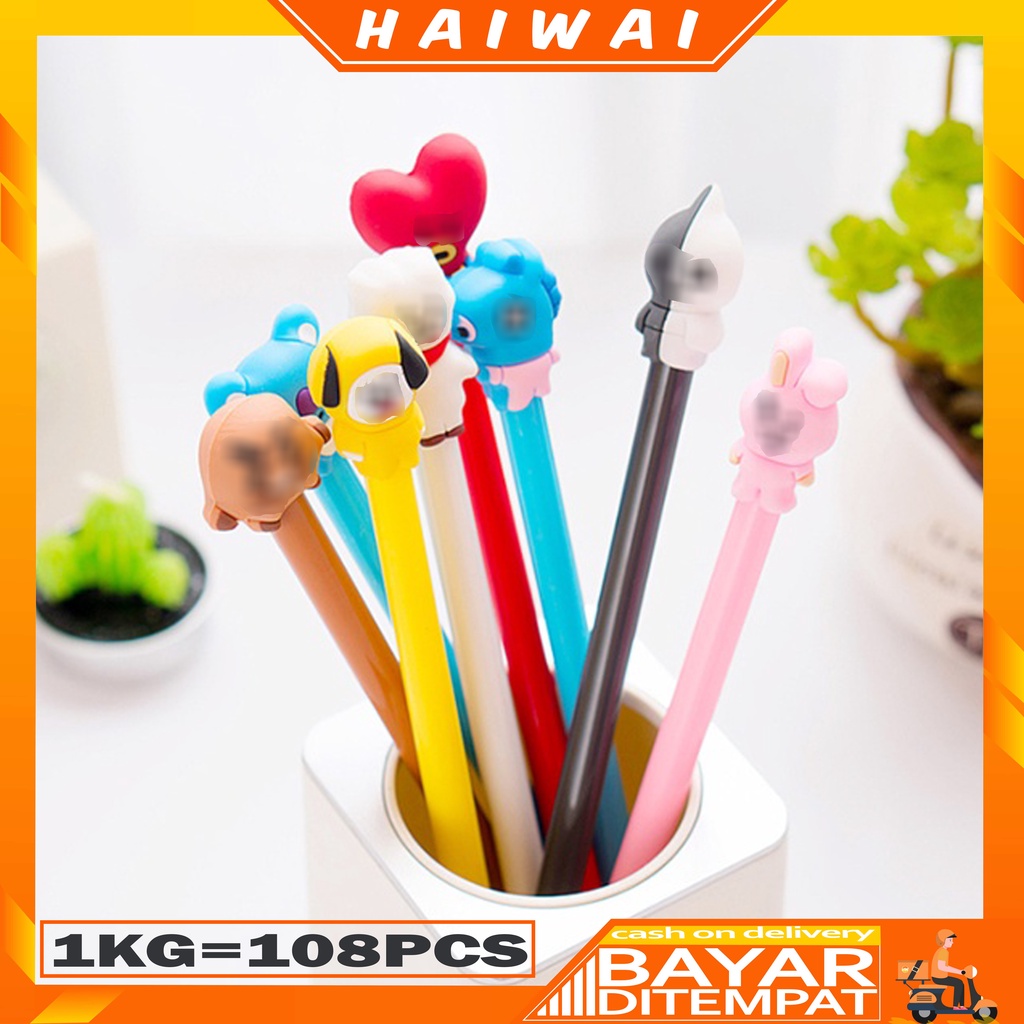 

HaiWai COD Pena Karakter Pulpen Warna 0.5mm Balpoin Karakter Lucu Murah u141