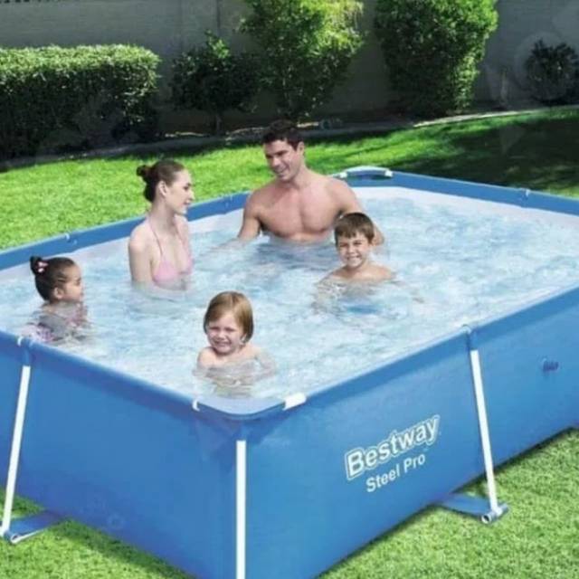  kolam  renang  portable bestway  besar  259 x 170 x 61 cm 
