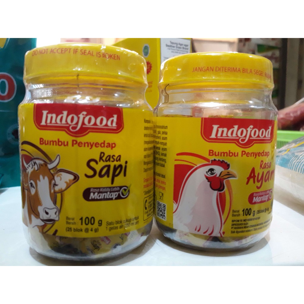 

[INDOFOOD] Penyedap Rasa Ayam dan Sapi KOTAK 100gr