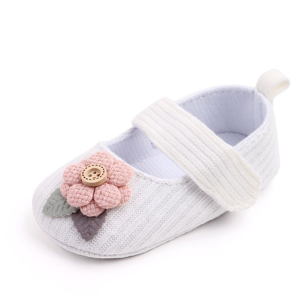 LittleAaron BUTTER FLOWER Sepatu prewalker bayi dan anak perempuan newborn 3-18 bulan Sport Termurah Sendal Bayi Anak Cewek Cowok