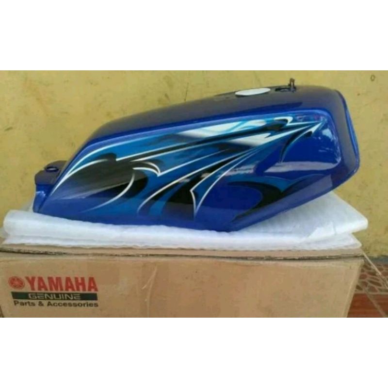 Tangki bensin assy ori rx king biru 2006 fuel tank ori rx king 2006 tanki rx king 2006 biru dragon