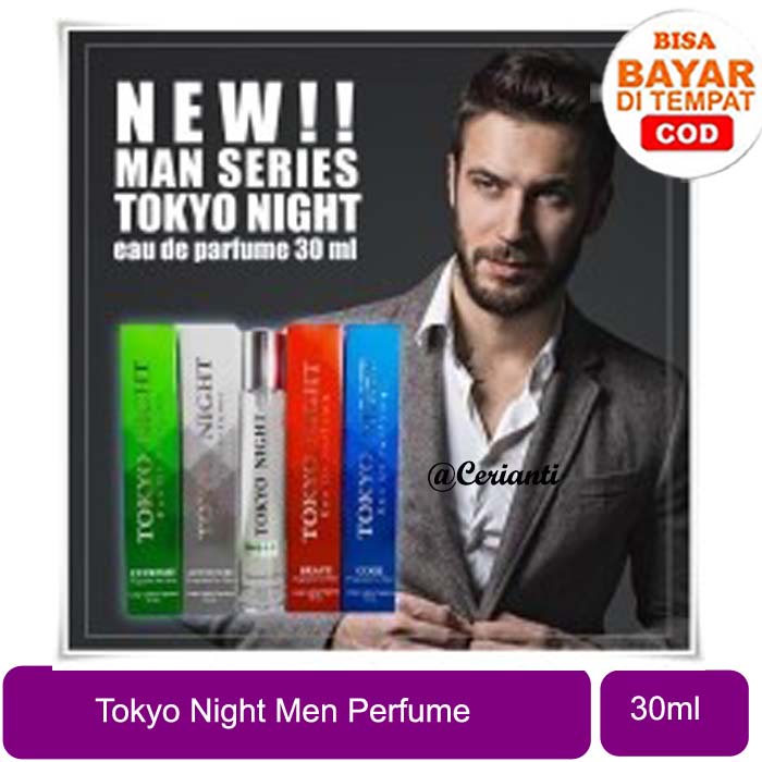 Tokyo Night Eau De Parfum 30ml | Man | Parfum Badan Pria_Cerianti