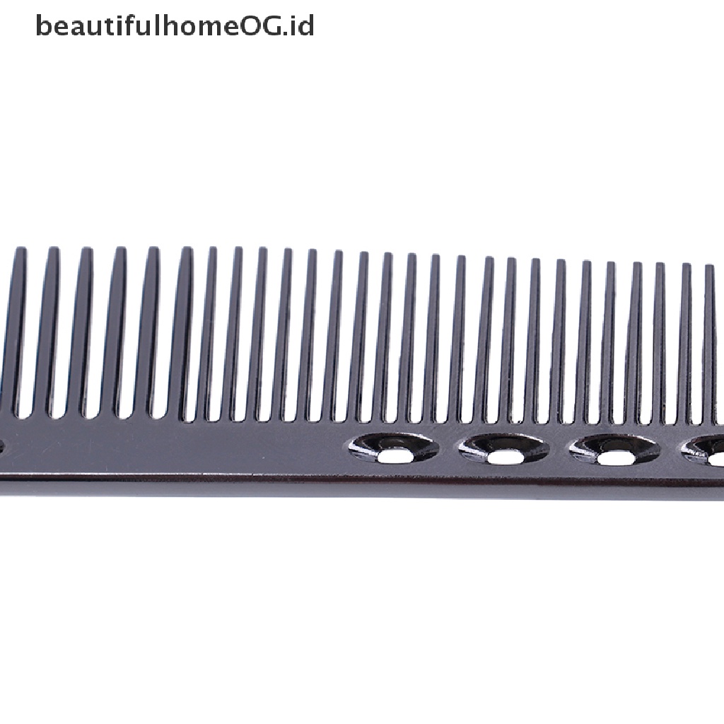 Sisir Rambut Bahan Aluminum Metal Anti Statis Untuk Salon