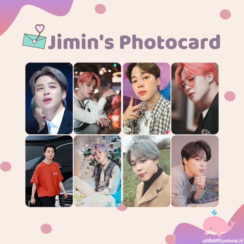 Jimin Photocard (1set 8 PC)
