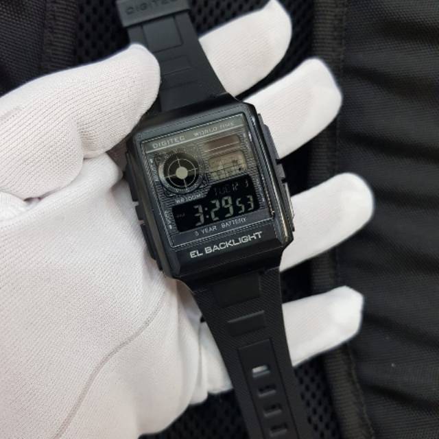 NEW Jam Tangan Digitec World Time DG 3077 Original