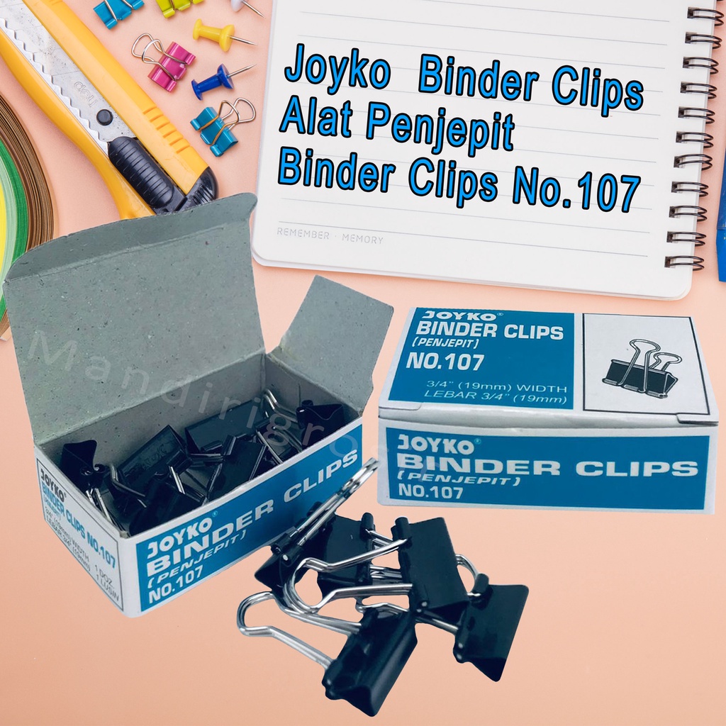 Binder Clips *Joyko * Alat Penjepit * No.107