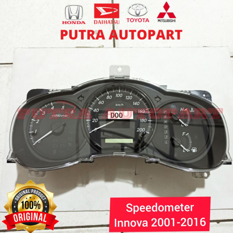 speedometer kilometer innova diesel matic tipe G 2011-2015 original toyota