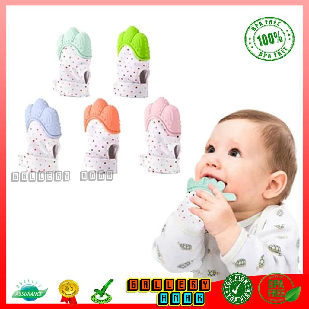 Baby Mitten Teether - Sarung Tangan Gigitan Bayi - Sarung Tangan Bayi Dengan Gigitan