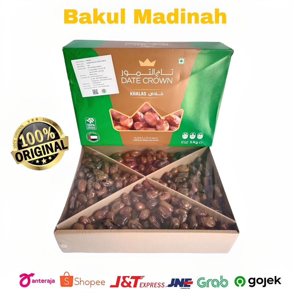 

[Bakul Madinah] - Kurma Khalas Date Crown Premium Quality 5kg