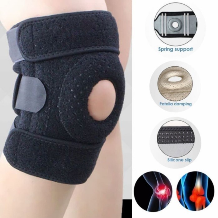 ALAT TERAPI DEKER LUTUT - KNEE SUPPORT BRACE PELINDUNG LUTUT DEKER