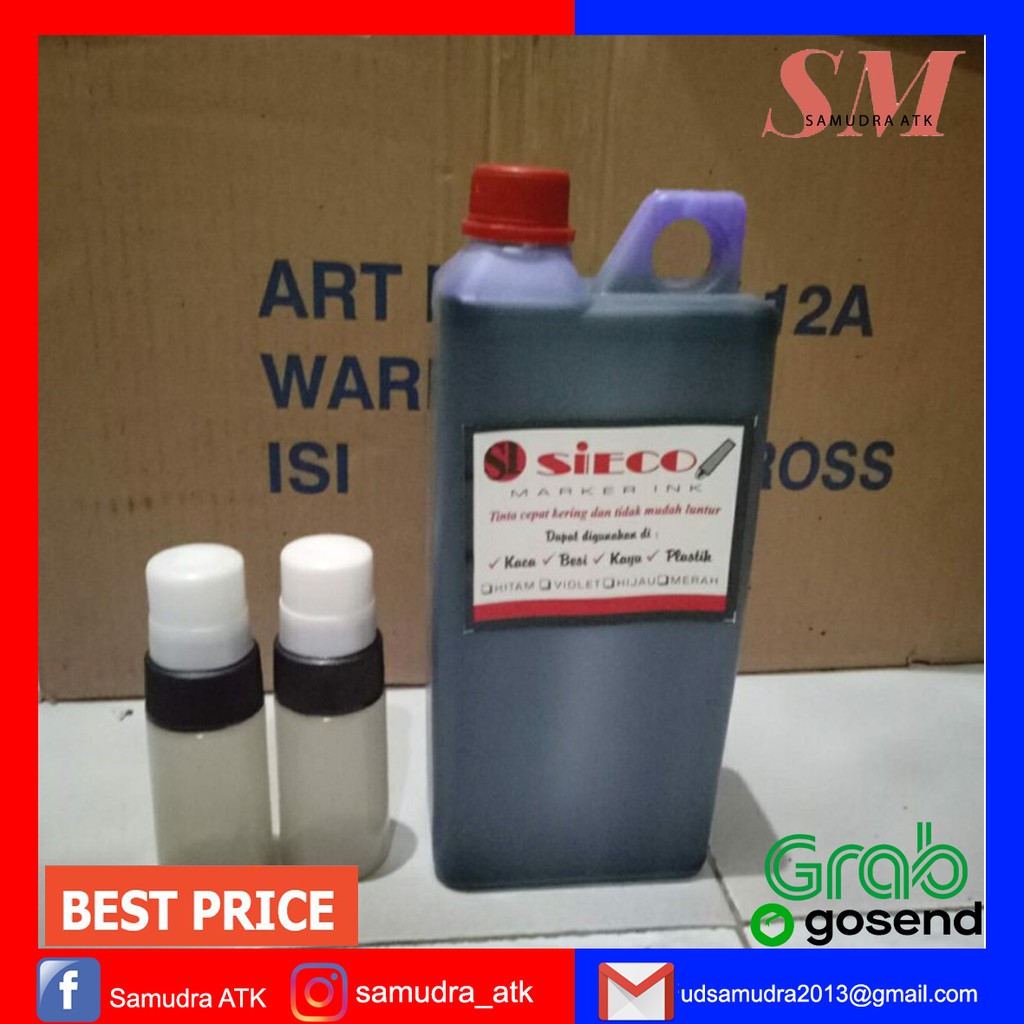 

TINTA BOTOL MARKER 500ML SIECO-samudra.atk