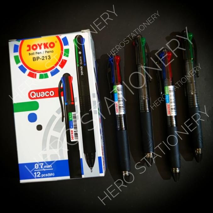 

paling diminati] 4 tinta Pen warna BP-213 ballpen . 12 unit joyko quaco
