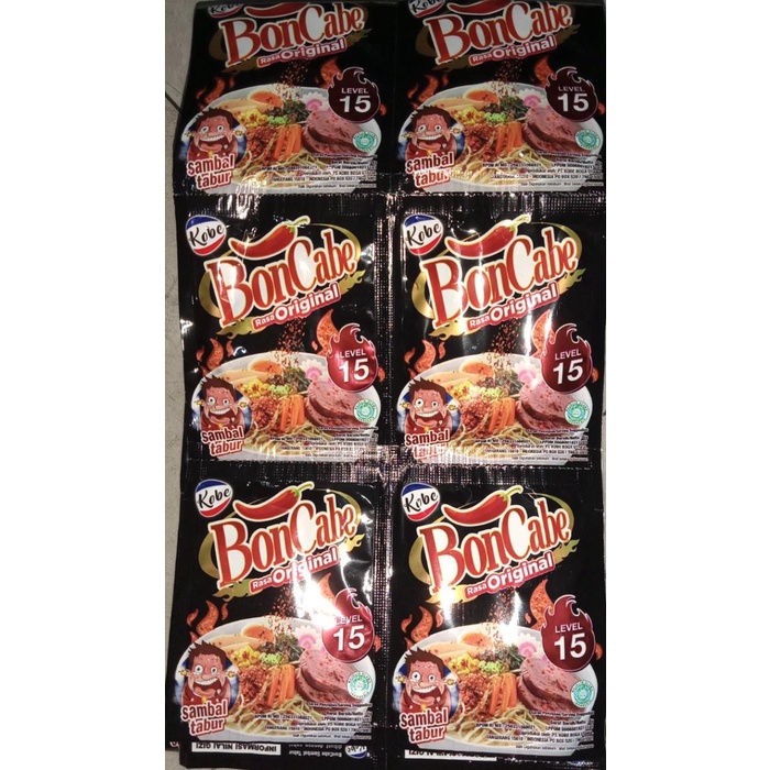 

TERBARU Bon Cabe Level 15 Original 1 Renceng (12 Sachet x 6 gr)