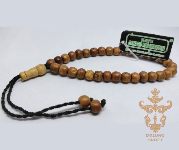 Gelang Tasbih Kayu Gaharu 33 7mm