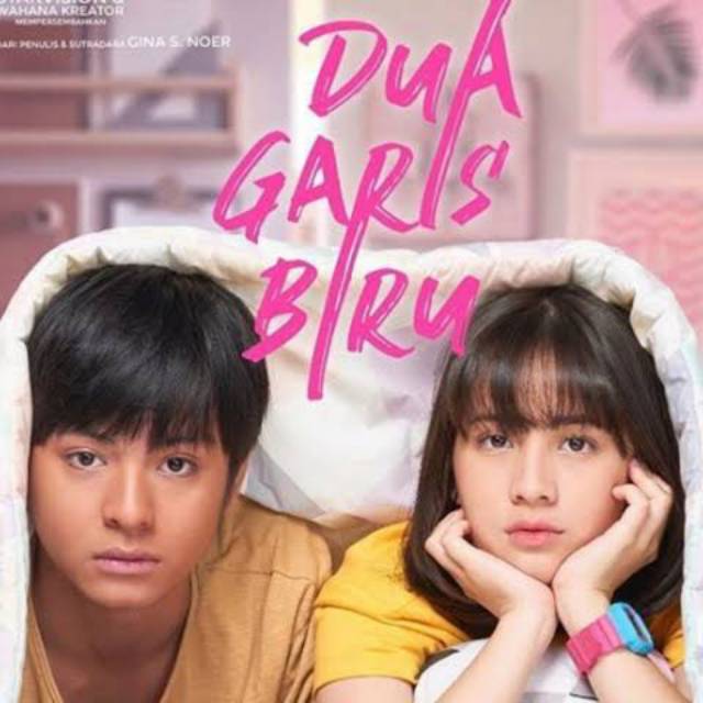 Kaset DVD film 2 dua garis biru