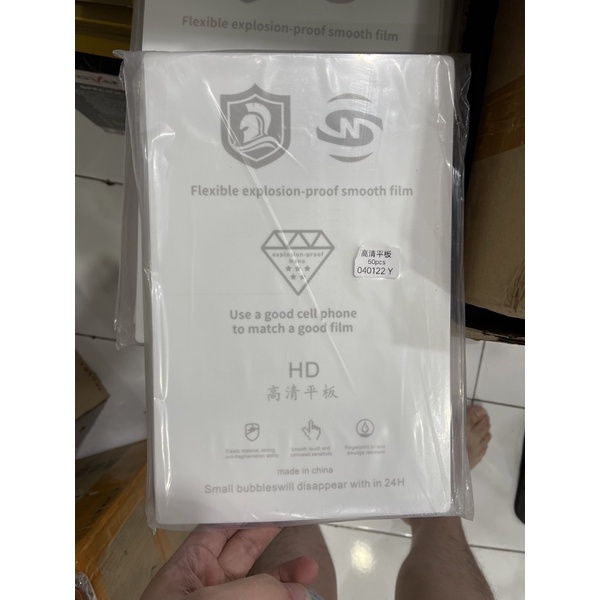 Bahan Hydrogel Tab 11 Inch Clear Matte Anti Blueray / radiasi screen Protector uk 20x30 super high premium