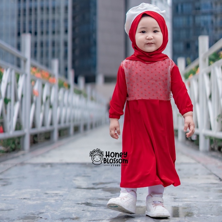 HONEYBLOSSOM gamis bayi jersey korea / gamis bayi perempuan lucu alesha series