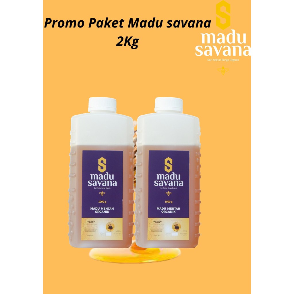 

Promo paket Madu 2kg Asli - Madu savana murni 100%