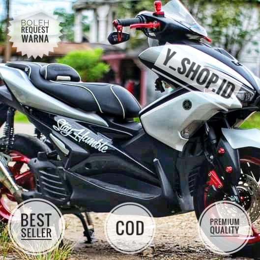 Cover Kulit Jok Motor Aerox New 155 Modif Eropa Press Anti Rembes Sarung Jok Aerox Terbaru