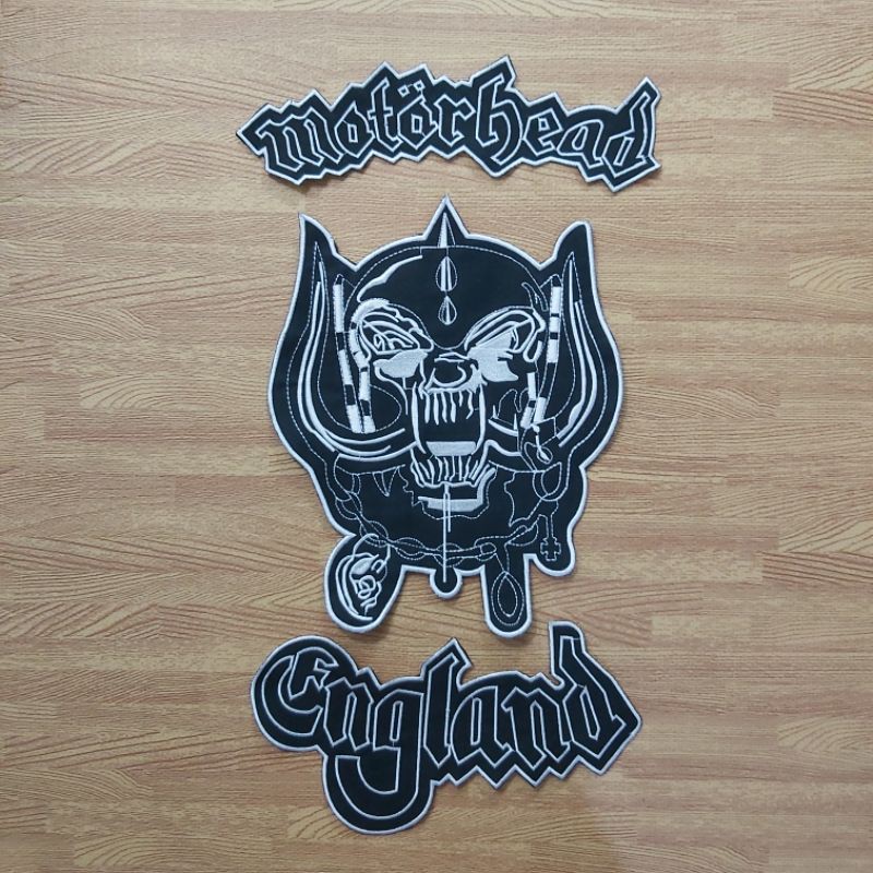 Backpatch bordir satu set MotorHead / Acdc termurah Terlaris dan terkeren