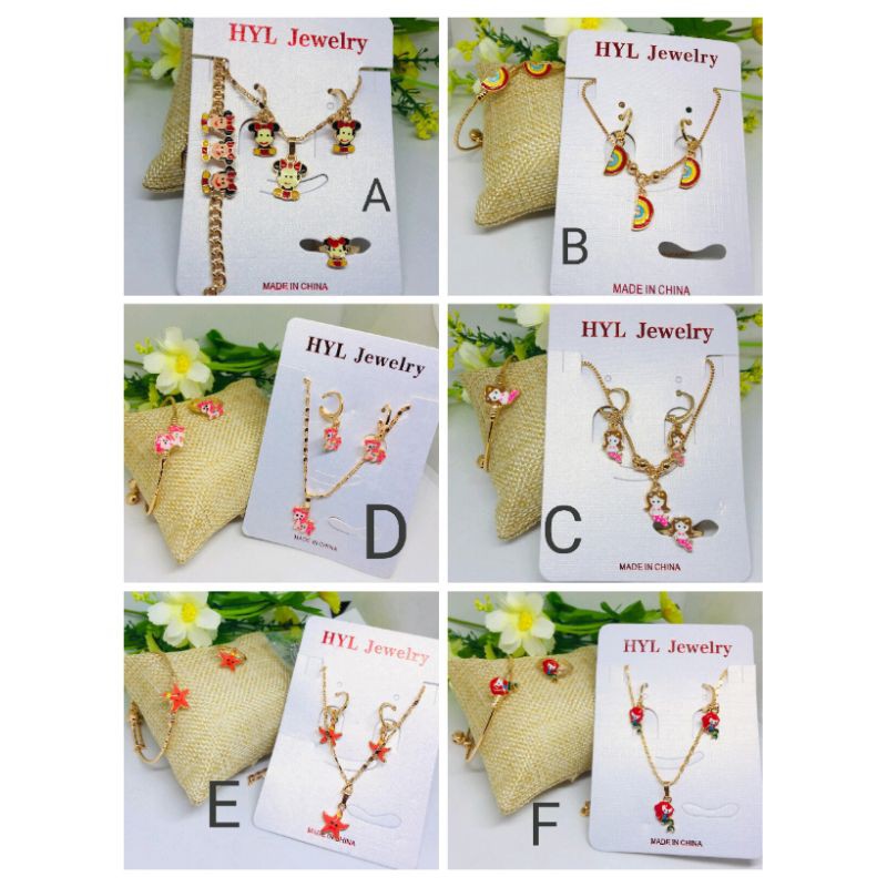 CC1. xuping set anak anak lapis emas