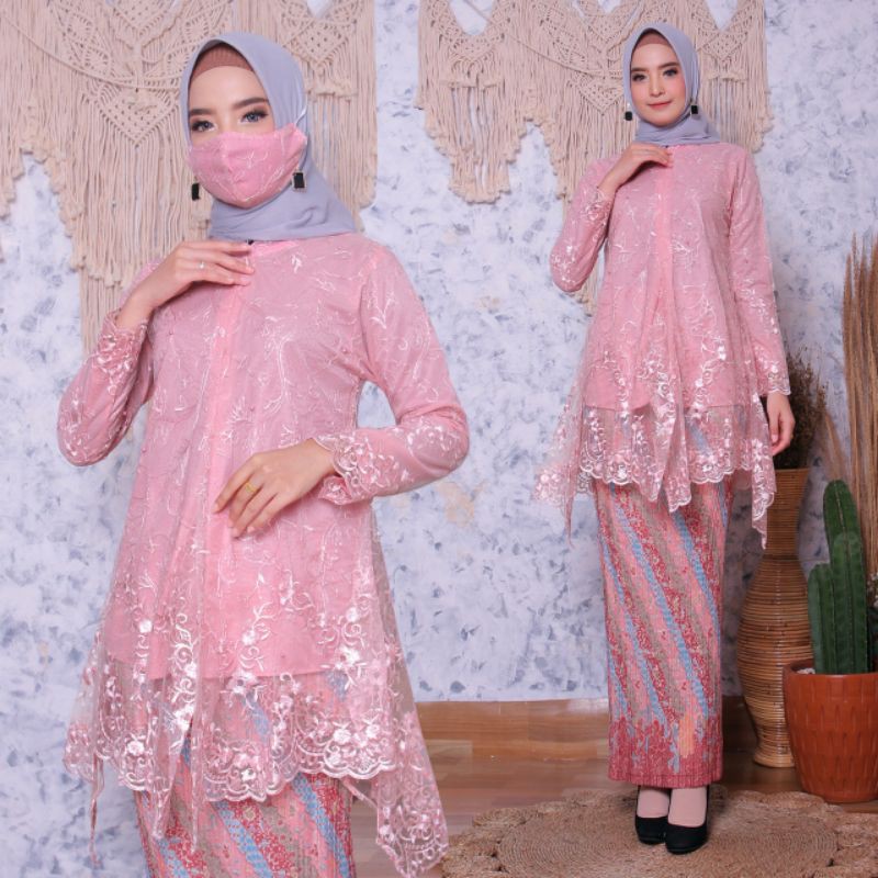 BISA COD/REAL PICT SETELAN KEBAYA TUNIK BUSUI/KEBAYA WISUDA MURAH/BY MJ