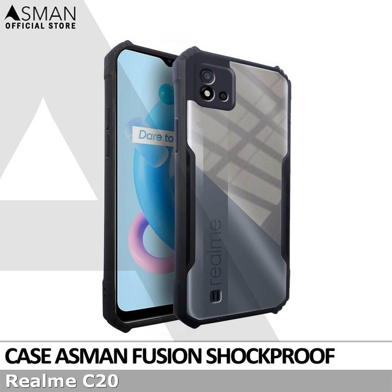 Asman Fusion Realme C20 Case Premium Amor Acrylic