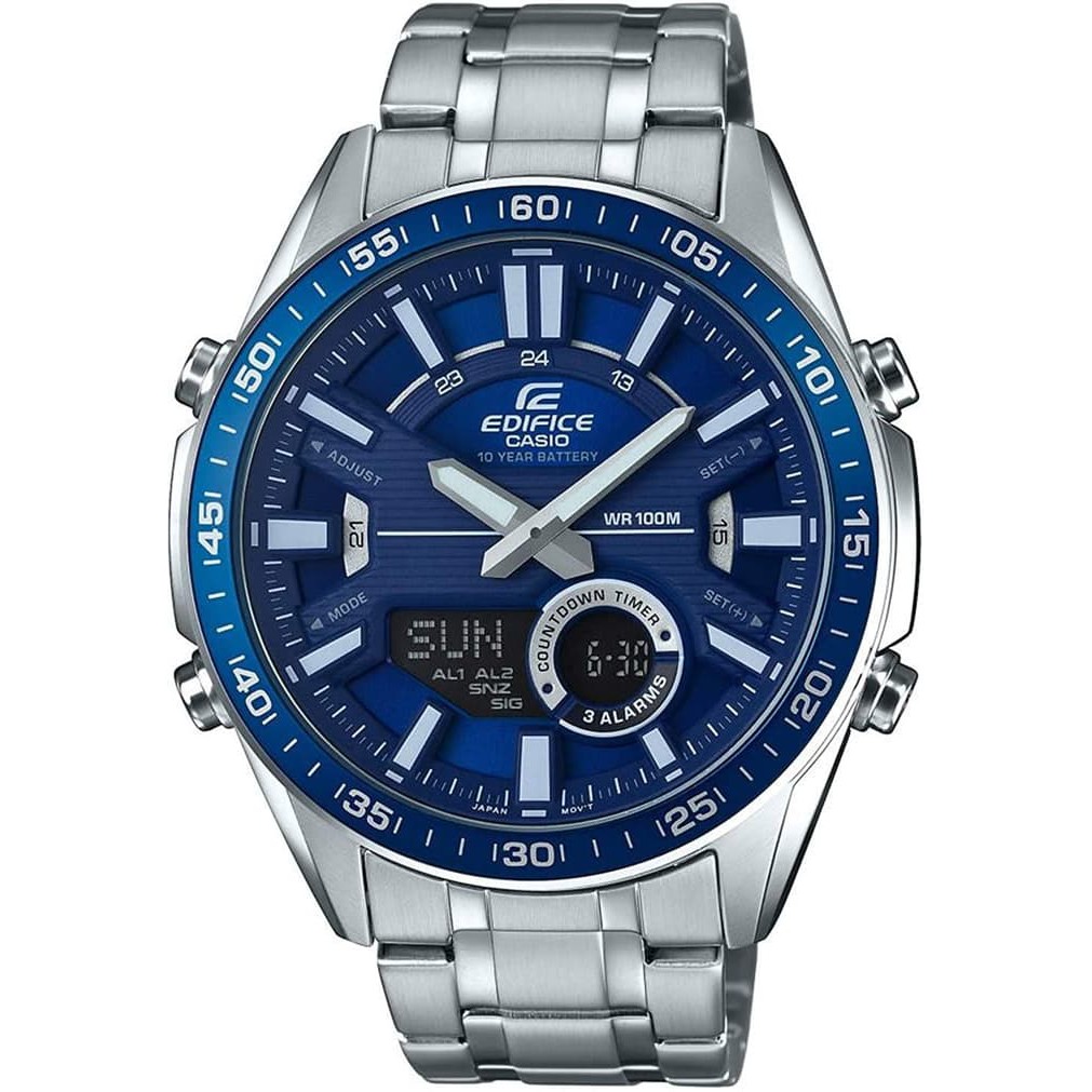 Casio EDIFICE EFV-C100D-2AVDF - Jam Tangan Pria - Silver