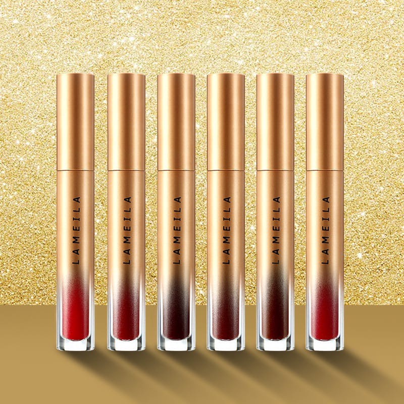 LAMEILA 1021 LIPSTICK MATTE GOLD EDITION WATERPROOF