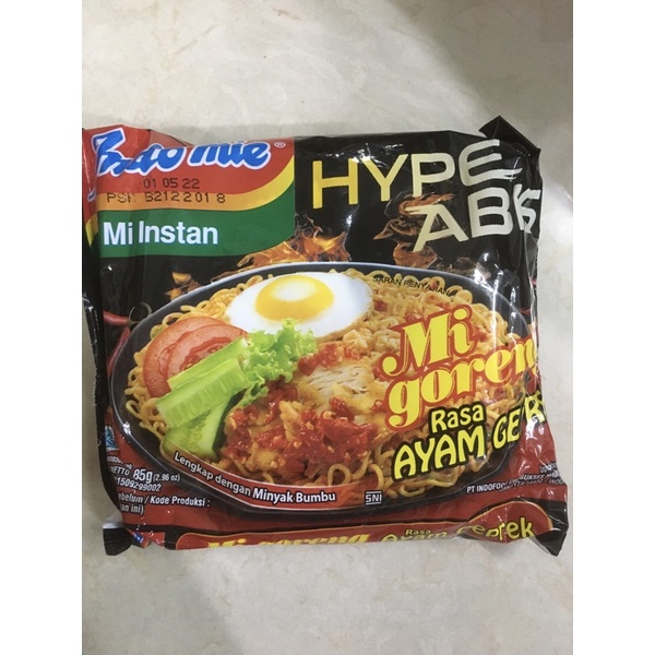 

indomie ayam geprek