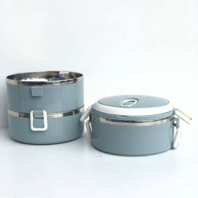 Rantang 3 Susun / Rantang Minimalis / Lunch Box / BOX RANTANG/ TEMPAT WADAH MAKANAN STAINLESS STEEL/KOTAK BEKAL NASI