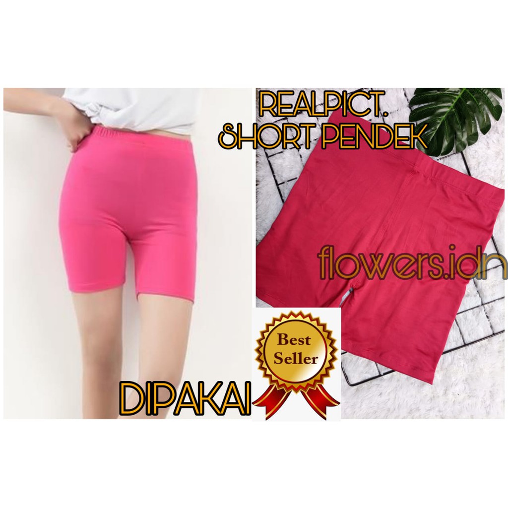 LEGING PENDEK UKURAN STD / LEGGING DALEMAN / SHORT PANTS / SHOT / LEGGING / LEJING