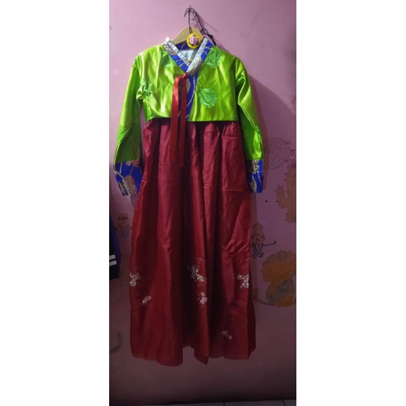 Baju hanbok tradisional Korea wanita/ hanbok Korea/ dress hanbok wanita