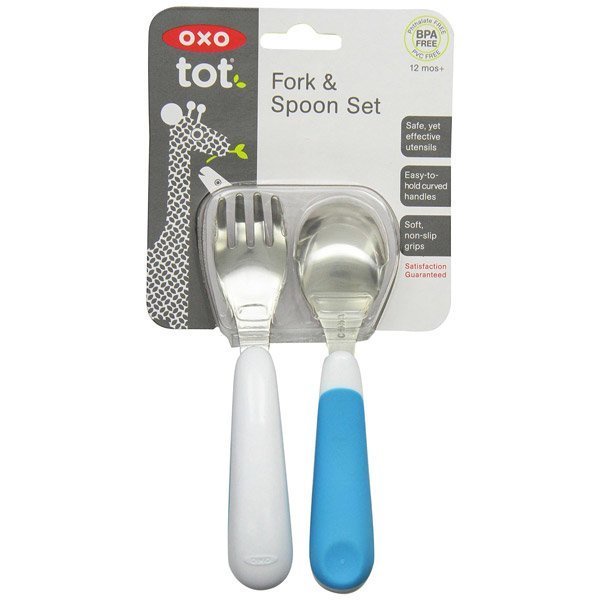 OXO Tot Fork &amp; Spoon Set | Sendok Garpu | Alat Makan