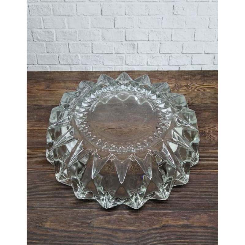 sale 1 pcs asbak kaca  tebal model mahkota / asbak roko / asbak kaca / asbak rokok serba guna / asbak roko mewah