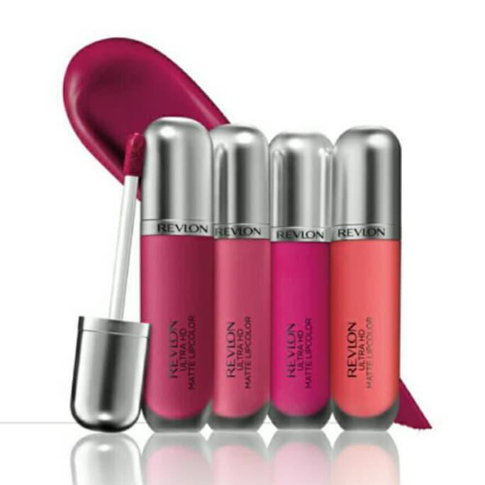 DIJAMIN ORI ORIGINAL Revlon Ultra HD Matte Lip Color Lip Cream High Definition Best Seller
