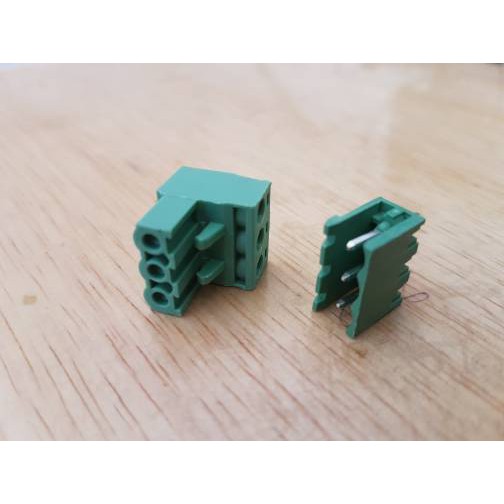 2EDG 5.08 mm 3P lurus Green Terminal 3 pin Block Connector screw 5.08mm