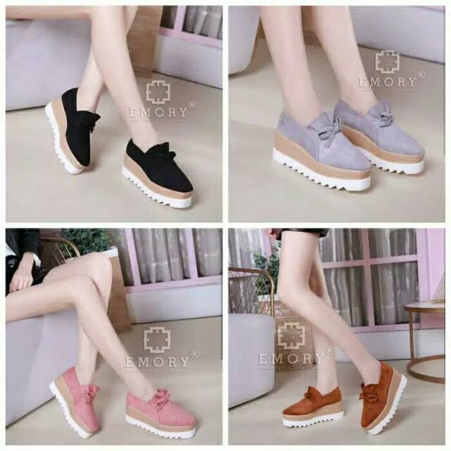 Wedges sepatu emory