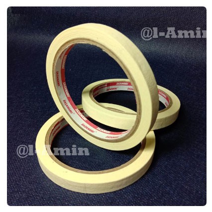 

Masking Tape / Lakban Kertas 12mm Sazanami