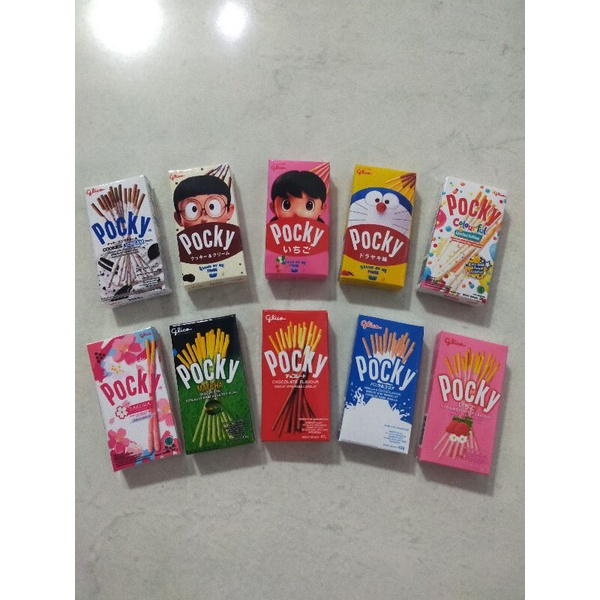 Magnet kulkas miniatur snack pocky set/cereal/ shopping bag