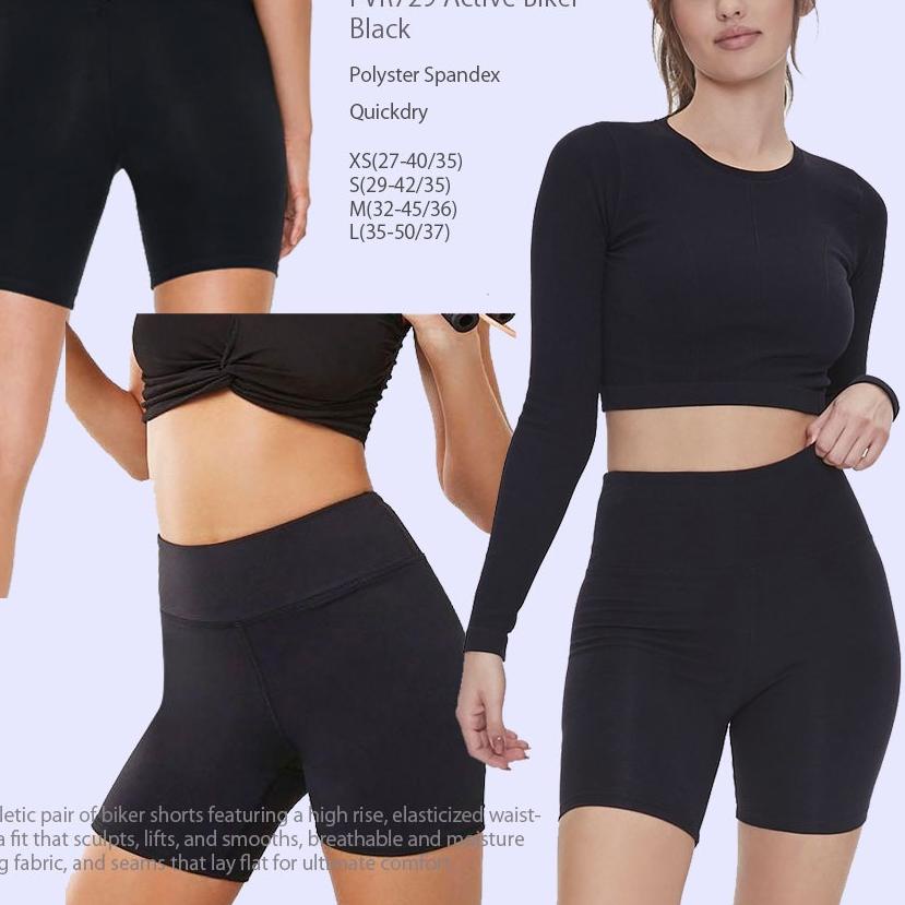 ۩ CELANA SEPEDA WANITA FOREVER21 FVR HIGHRISE BIKER SHORTS ✫