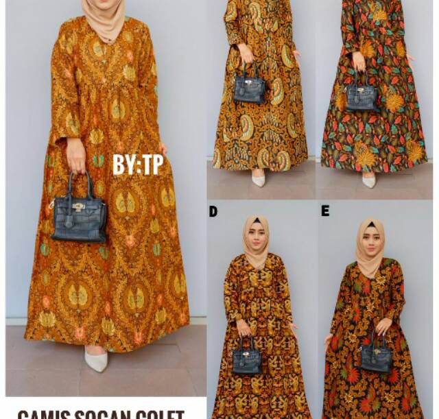 Gamis sogan colet