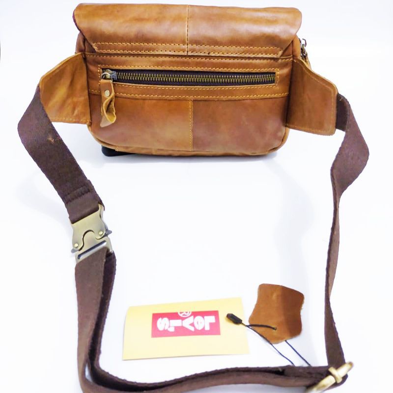 Tas Selempang Pria 501 Kulit Asli / Waistbag Import 501 Kulit Asli / Men Bag Leather 501 Import