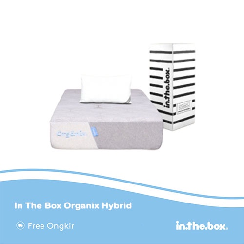 Kasur Spring Bed In The Box Organix Hybrid Uk 180x200 Matras Inthebox