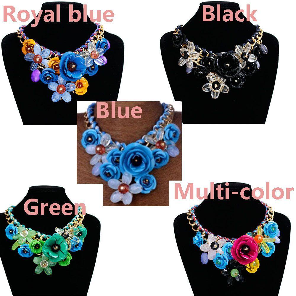 Top Kalung Fashion Rantai Liontin Crystal